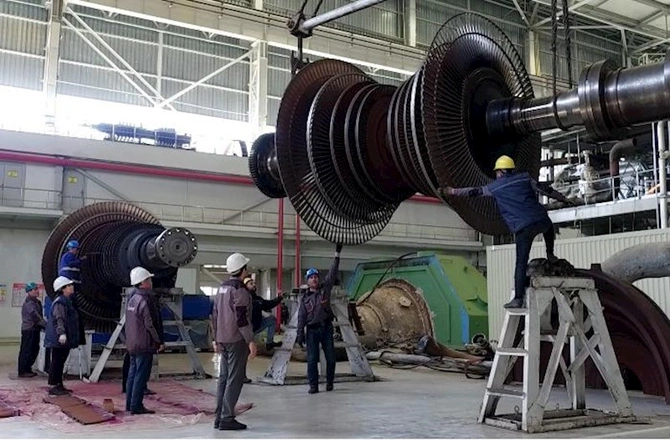 Müstəqillik dövrünün ən böyük elektrik stansiyası tikilir — VİDEO Müstəqillik dövrünün ən böyük elektrik stansiyası tikilir — VİDEO