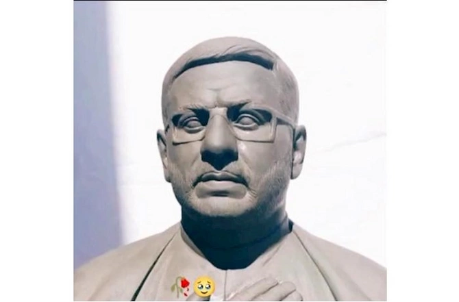 Hacı Şahinin heykəli hazırlandı — FOTO