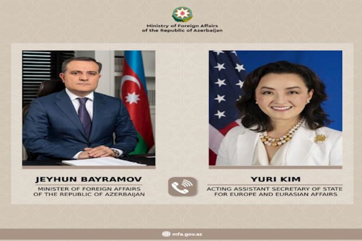 Ceyhun Bayramov ABŞ dövlət katibinin köməkçisi ilə danışdı