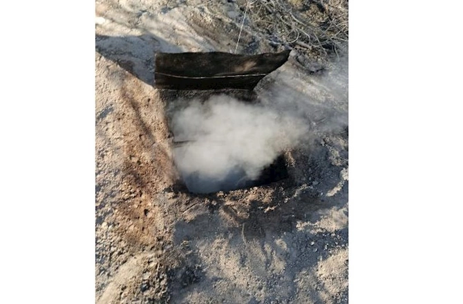 Qanunsuz yolla ağac kömürü istehsal edilən quyular aşkar edildi — FOTOLAR