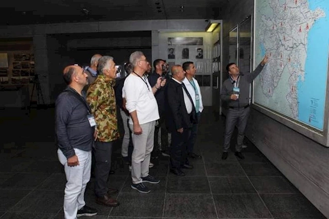 İstanbul Türkiyə-Azərbaycan Dayanışma və Kültür Dərnəyinin üzvləri Quba Soyqırım Memorial Kompleksində — FOTOLAR
