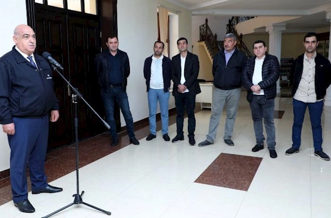 Kürdəmir rayonunun sahibkarları Açıq mikrofonda — FOTO Kürdəmir rayonunun sahibkarları Açıq mikrofonda — FOTO
