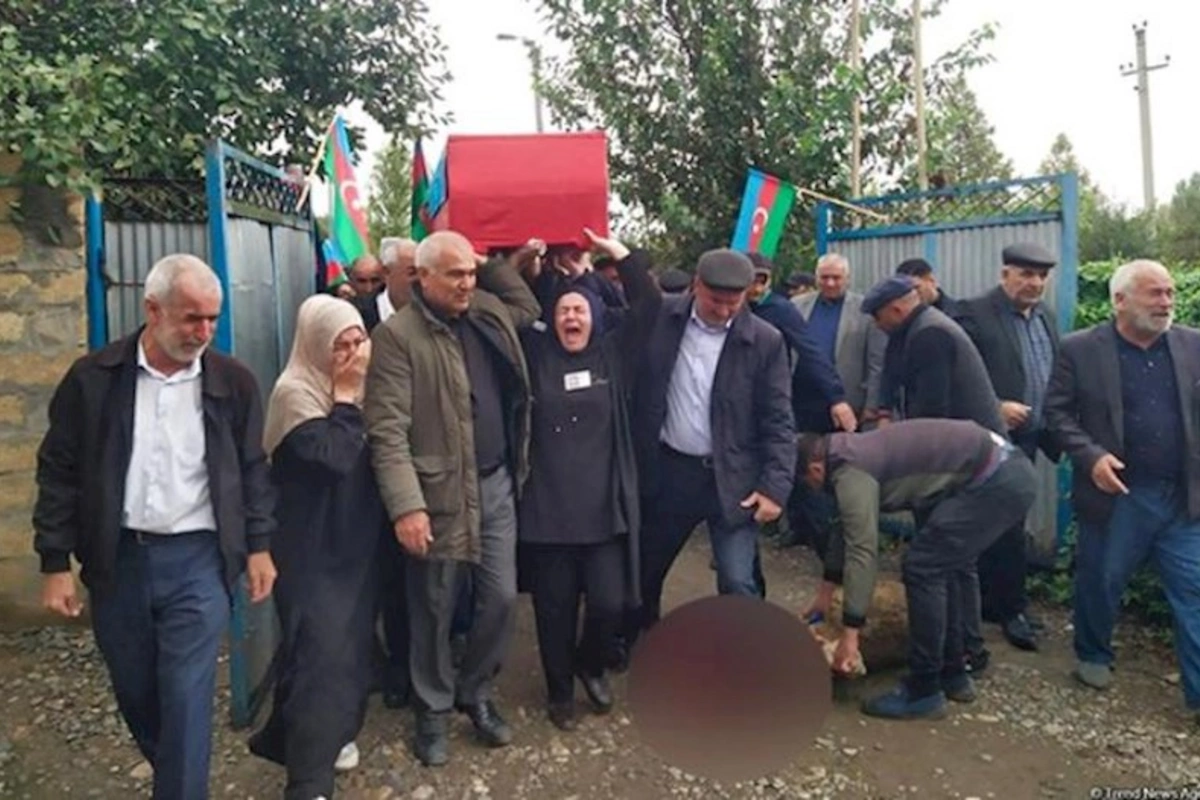 Şəhidimizin 30 il sonra nəşi gətirildi, qurban kəsdilər — FOTOLAR