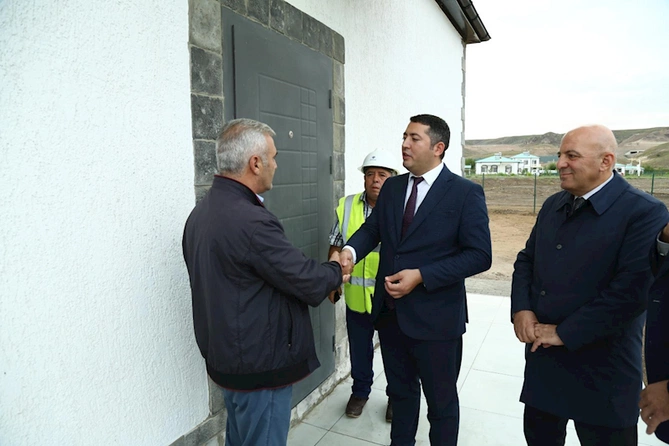 Ağalıda daha 25 ailəyə evlərinin açarları təqdim olundu — FOTOLAR
