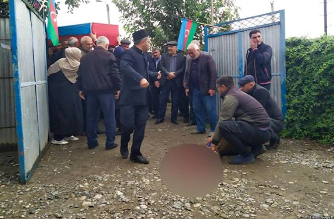 Şəhidimizin 30 il sonra nəşi gətirildi, qurban kəsdilər — FOTOLAR