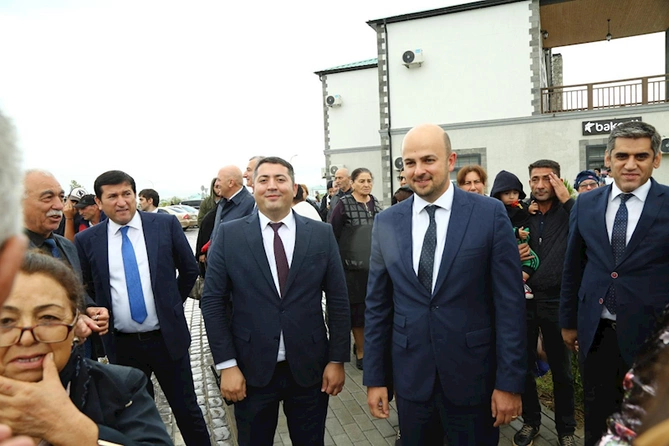 Ağalıda daha 25 ailəyə evlərinin açarları təqdim olundu — FOTOLAR