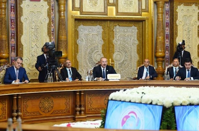 Prezident Mərkəzi Asiya Dövlət Başçılarının 5-ci Məşvərət görüşündə fəxri qonaq qismində iştirak etdi — YENİLƏNİB Prezident Mərkəzi Asiya Dövlət Başçılarının 5-ci Məşvərət görüşündə fəxri qonaq qismində iştirak etdi — YENİLƏNİB