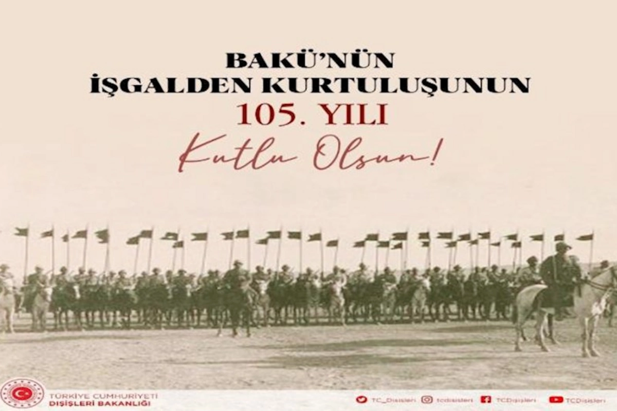 Türkiyə XİN Azərbaycan xalqını təbrik etdi