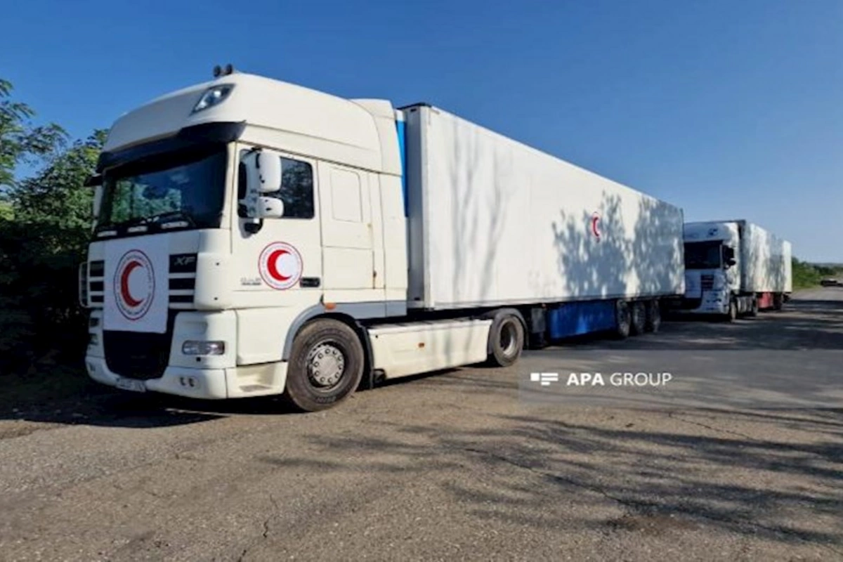 40 ton un yüklü karvan 19 gündür Ağdam-Əsgəran-Xankəndi yolunda gözləyir — FOTO