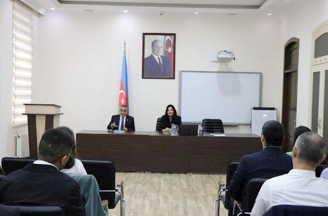 Vəkilliyə namizədlərlə icbari təlimə başlanıldı Vəkilliyə namizədlərlə icbari təlimə başlanıldı