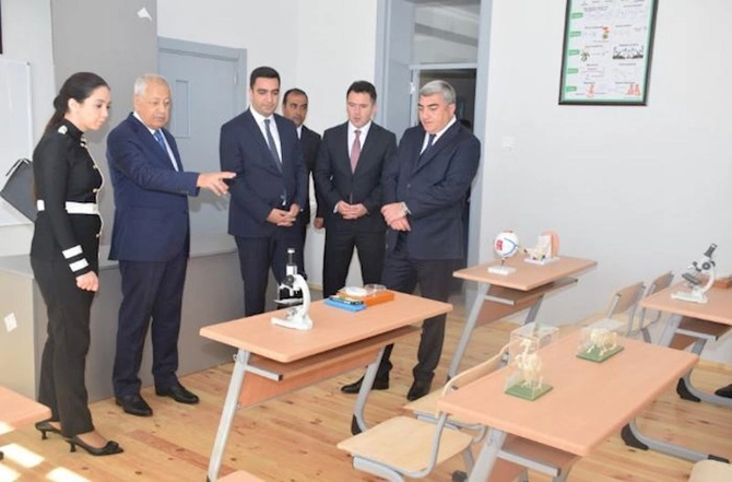 Vahid Əhmədov Qubada məktəbin açılışında iştirak etdi — FOTO