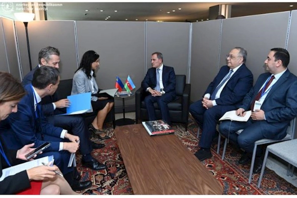 Ceyhun Bayramovla Lixtenşteynin xarici işlər naziri görüşdü