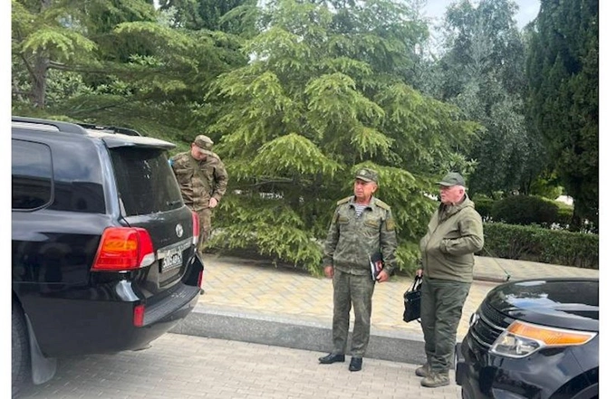 Erməni sakinlər Yevlax şəhərindədirlər — FOTO