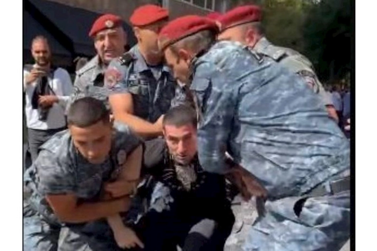 Aksiyada iştirak edən Köçəryanın oğlu saxlanıldı — VİDEO