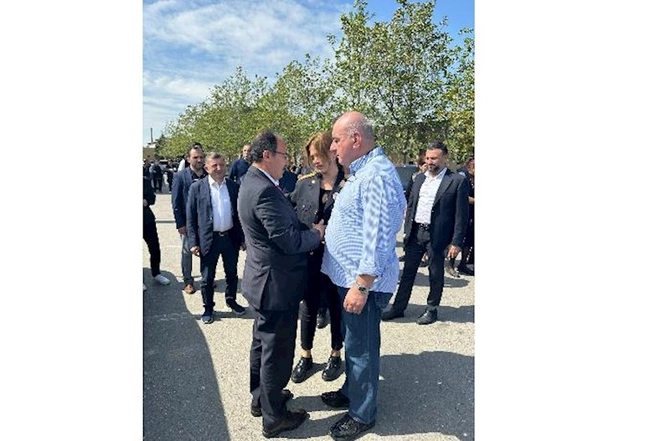 Cahit Bağcı şəhid Asim Camalzadənin yas mərasimində — FOTOLAR