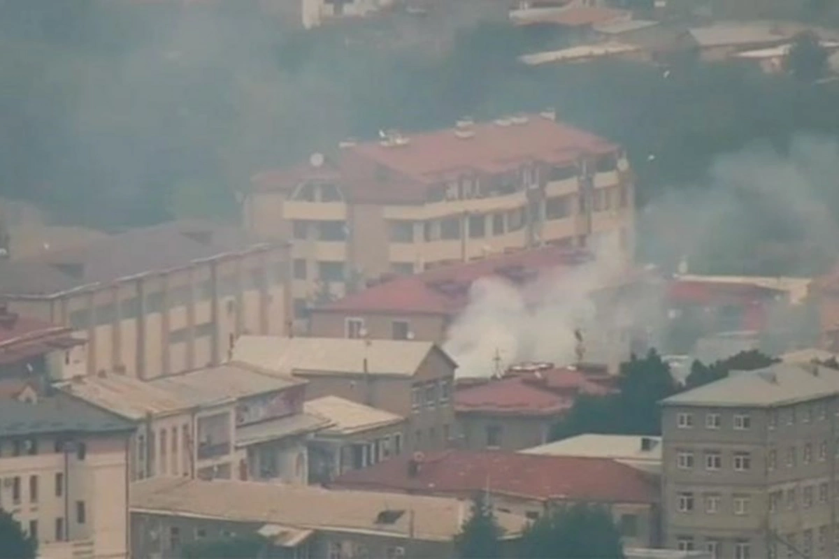 DİN: Xankəndi şəhərində qəsdən yanğınlar törədilir