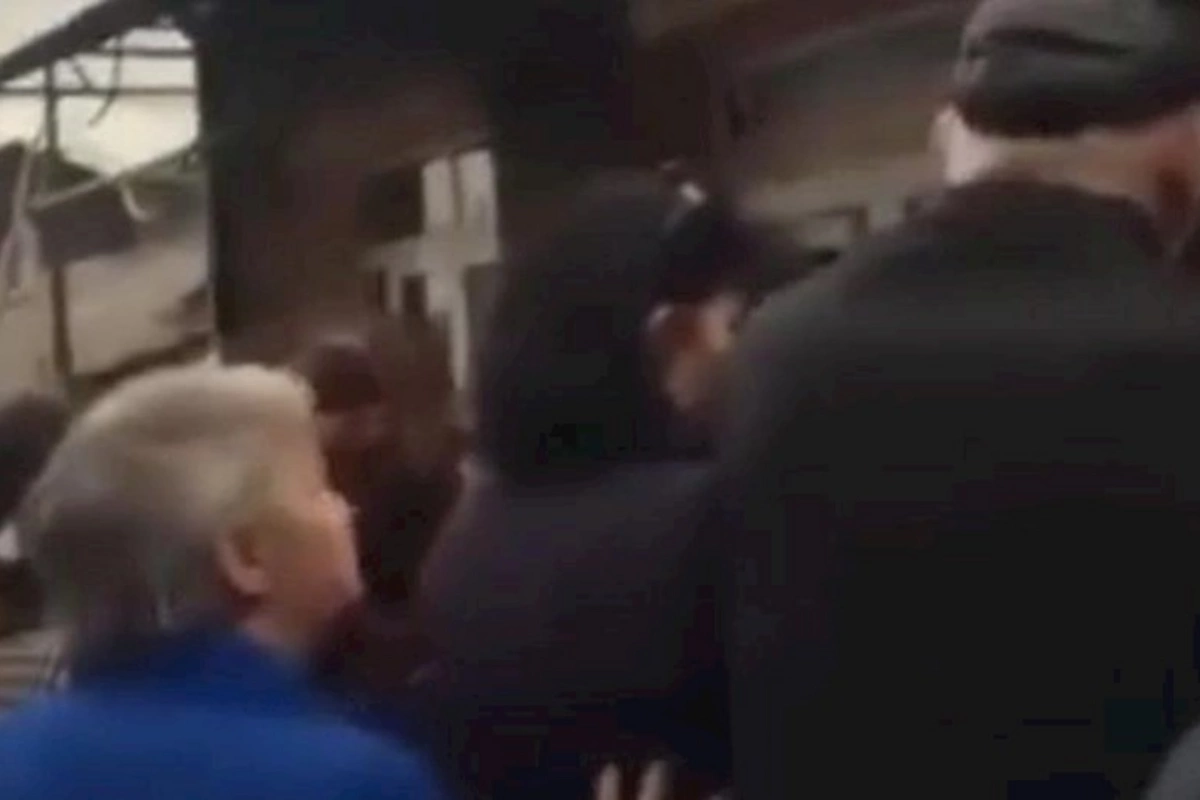 Ermənilər Azərbaycandan göndərilən yardım üçün növbəyə düzülüb — VİDEO