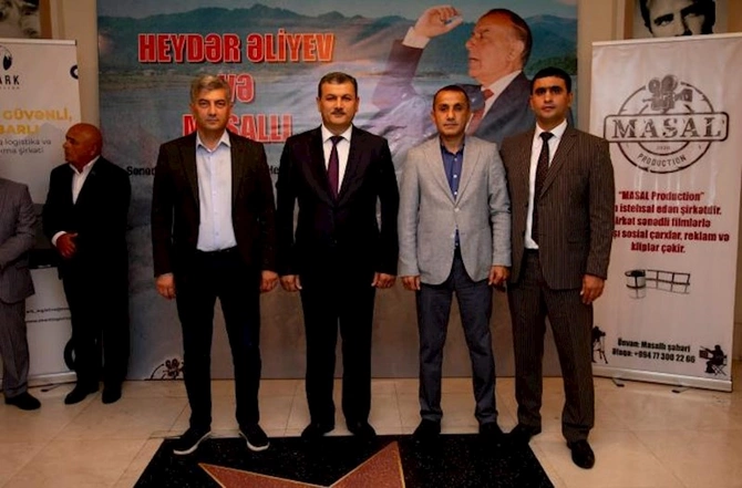 “Heydər Əliyev və Masallı” sənədli filminin təqdimatı olub — VİDEO/FOTOLAR “Heydər Əliyev və Masallı” sənədli filminin təqdimatı olub — VİDEO/FOTOLAR