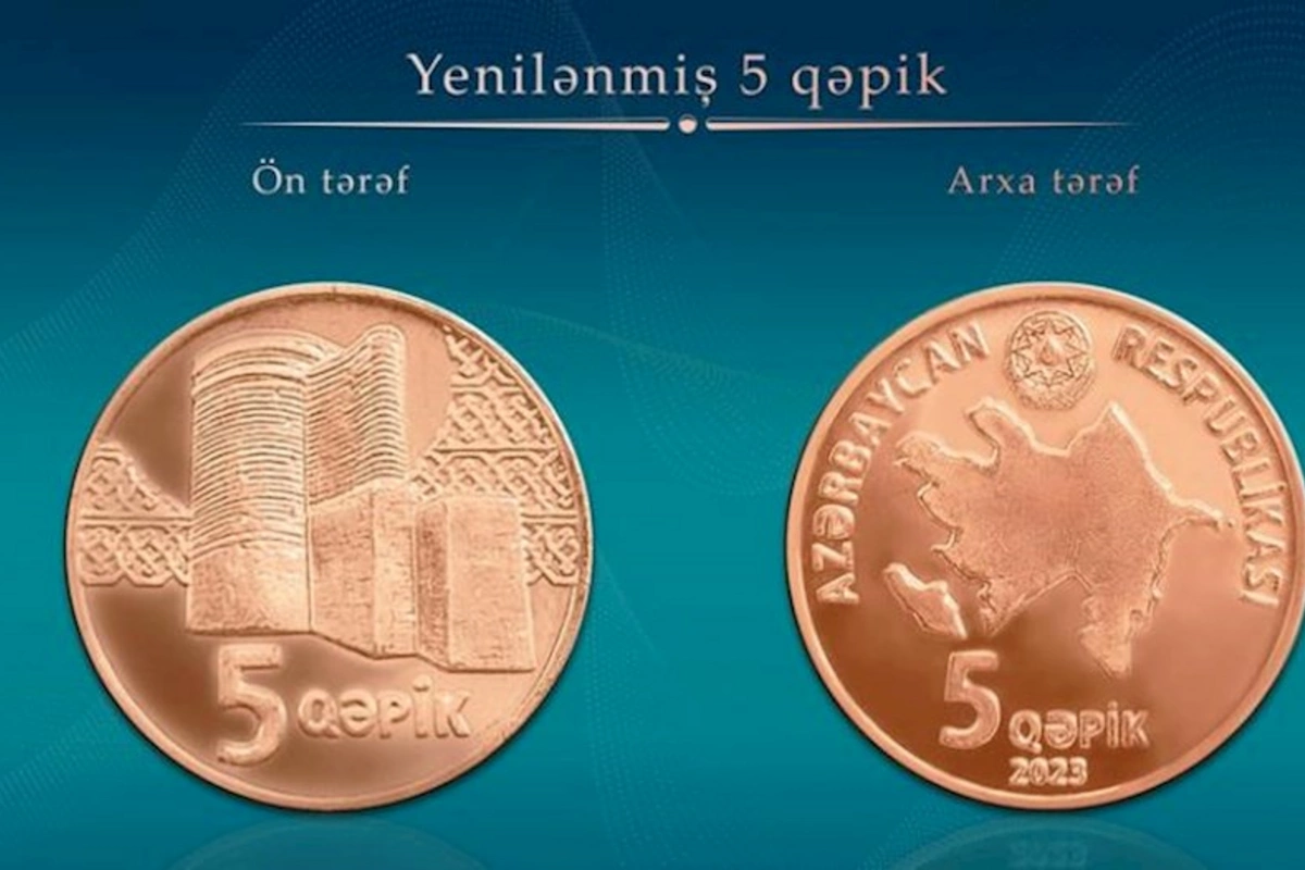 Yeni 5 qəpik tədavülə buraxıldı