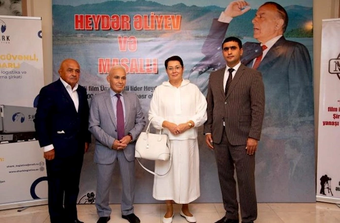 “Heydər Əliyev və Masallı” sənədli filminin təqdimatı olub — VİDEO/FOTOLAR “Heydər Əliyev və Masallı” sənədli filminin təqdimatı olub — VİDEO/FOTOLAR