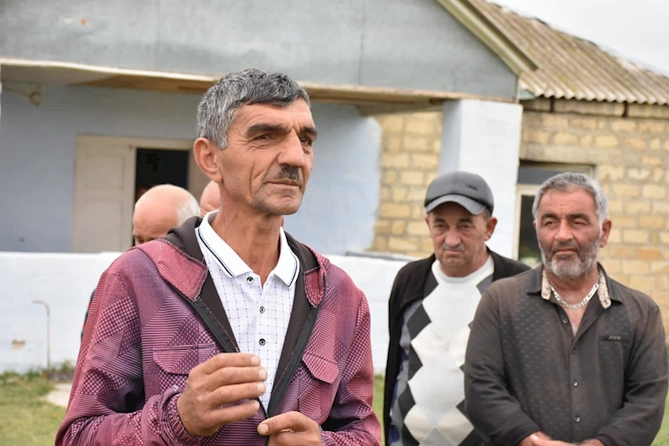 Ağçay kənd sakinlərinin abonent olmaq istəyi — FOTOLAR