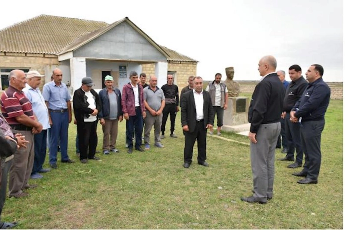 Ağçay kənd sakinlərinin abonent olmaq istəyi — FOTOLAR
