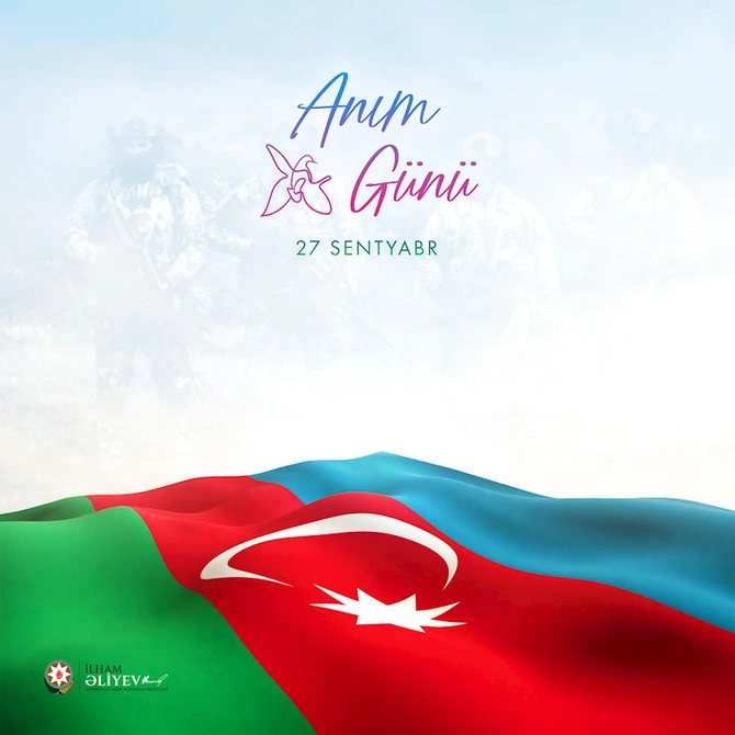 Prezident İlham Əliyev 27 Sentyabr - Anım Günü ilə əlaqədar paylaşım edib — FOTO