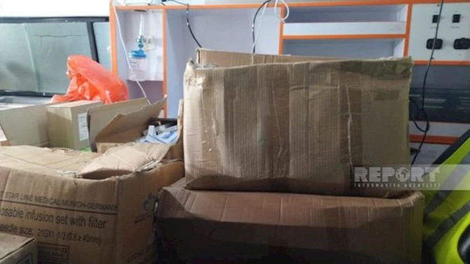 Bakıdan Xankəndinə tibbi yardım göndərilib — FOTOLAR