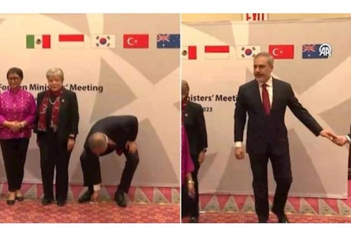 Nazirin bu hərəkəti gündəm oldu — VİDEO