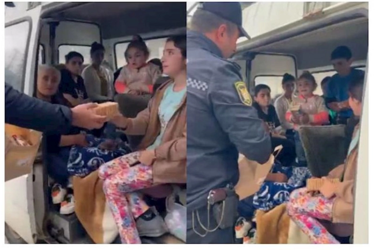Azərbaycan polisindən erməni uşaqlara JEST — VİDEO