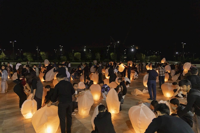 RİİB Anım Günü münasibətilə “Şəhidlərimiz qürurumuzdur!” aksiyası keçirib — FOTOLAR