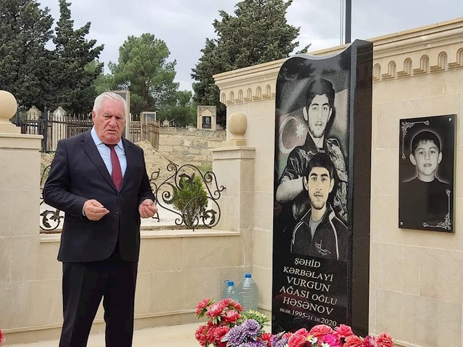 Azərbaycanın şimal bölgəsində şəhidlərin xatirəsi ehtiramla yad edildi — FOTOLAR