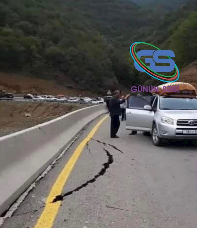 Saleh Məmmədovun Laçında çəkdiyi yol çat verdi Saleh Məmmədovun Laçında çəkdiyi yol çat verdi