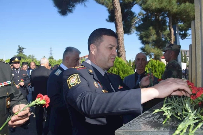 Azərbaycanın şimal bölgəsində şəhidlərin xatirəsi ehtiramla yad edildi — FOTOLAR