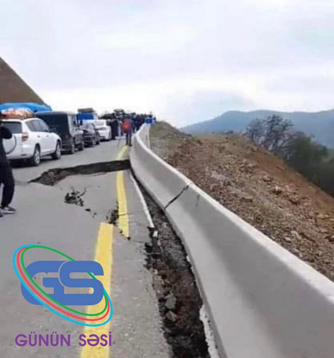 Saleh Məmmədovun Laçında çəkdiyi yol çat verdi Saleh Məmmədovun Laçında çəkdiyi yol çat verdi