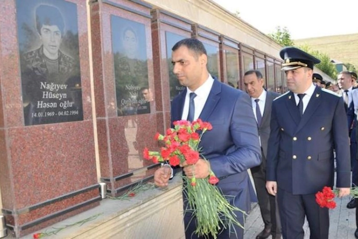 Azərbaycanın şimal bölgəsində şəhidlərin xatirəsi ehtiramla yad edildi — FOTOLAR