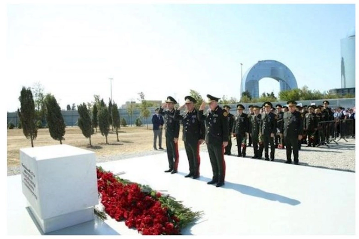 Xüsusi Rabitə və İnformasiya Təhlükəsizliyi Dövlət Xidmətinin hərbi qulluqçuları Zəfər parkında — FOTO
