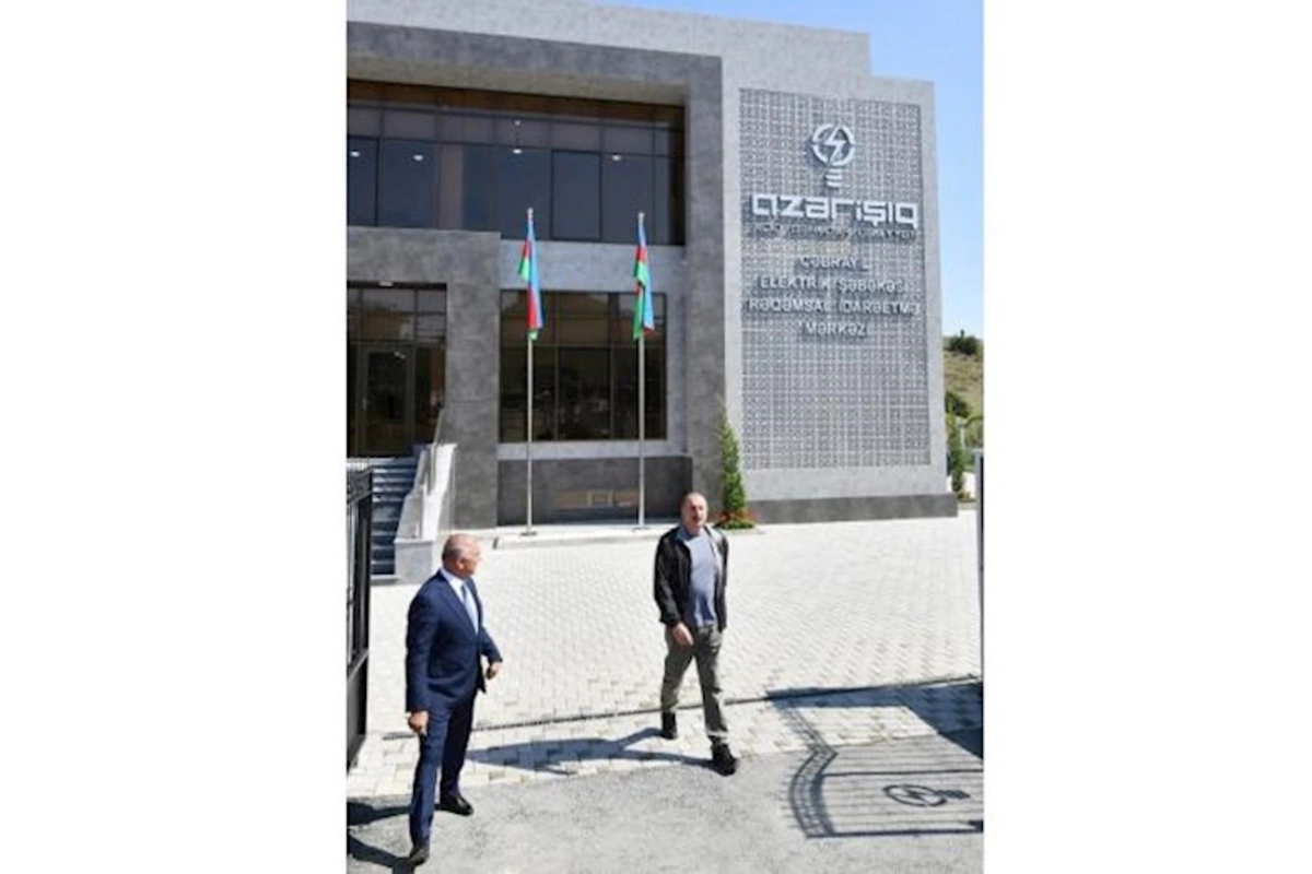 Prezident Cəbrayılda açılış etdi — FOTO (YENİLƏNİB )