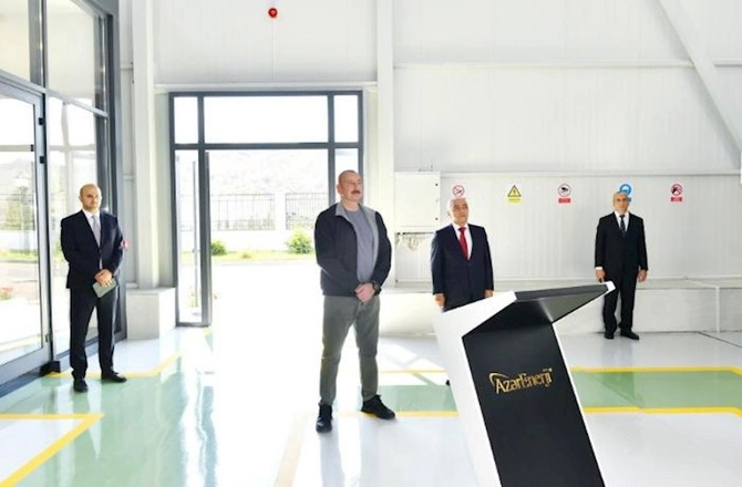 Prezident “Cahangirbəyli” Su Elektrik Stansiyasının açılışında — FOTOLAR Prezident “Cahangirbəyli” Su Elektrik Stansiyasının açılışında — FOTOLAR