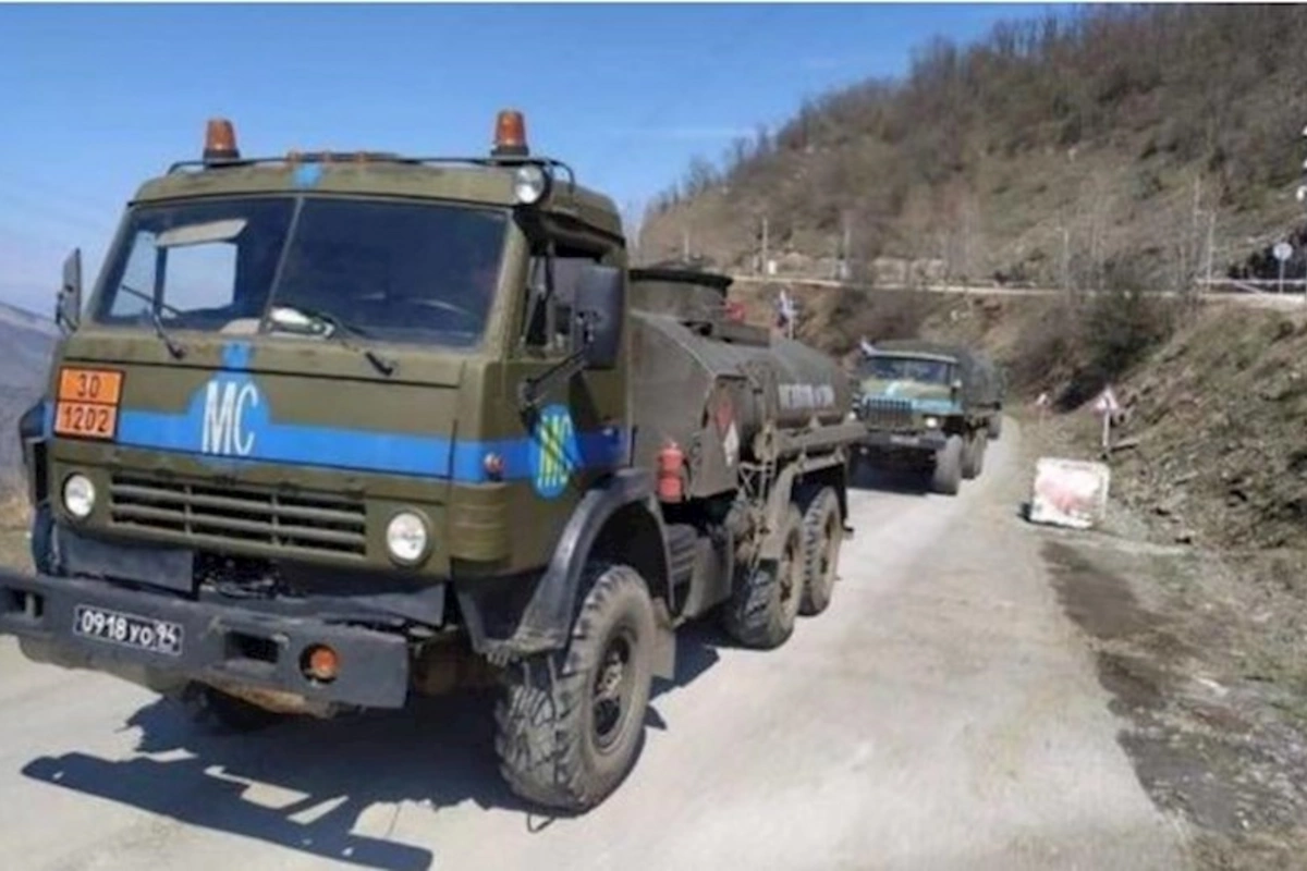 Şuşada KamAZ aşdı — Ermənilərin 2 maşını yandı