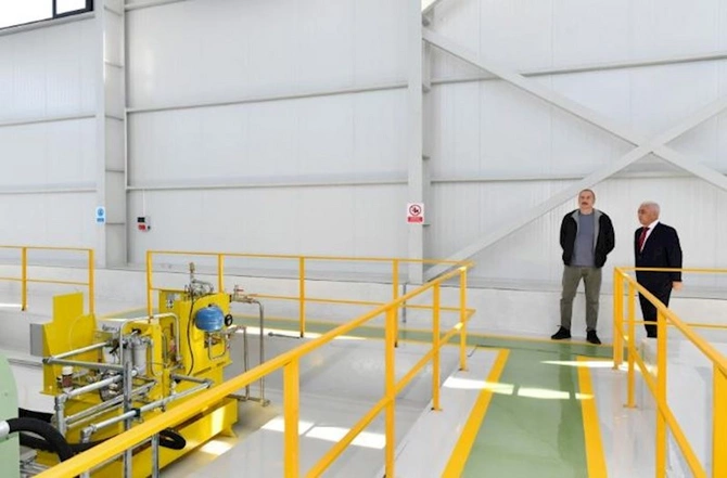 Prezident “Cahangirbəyli” Su Elektrik Stansiyasının açılışında — FOTOLAR Prezident “Cahangirbəyli” Su Elektrik Stansiyasının açılışında — FOTOLAR