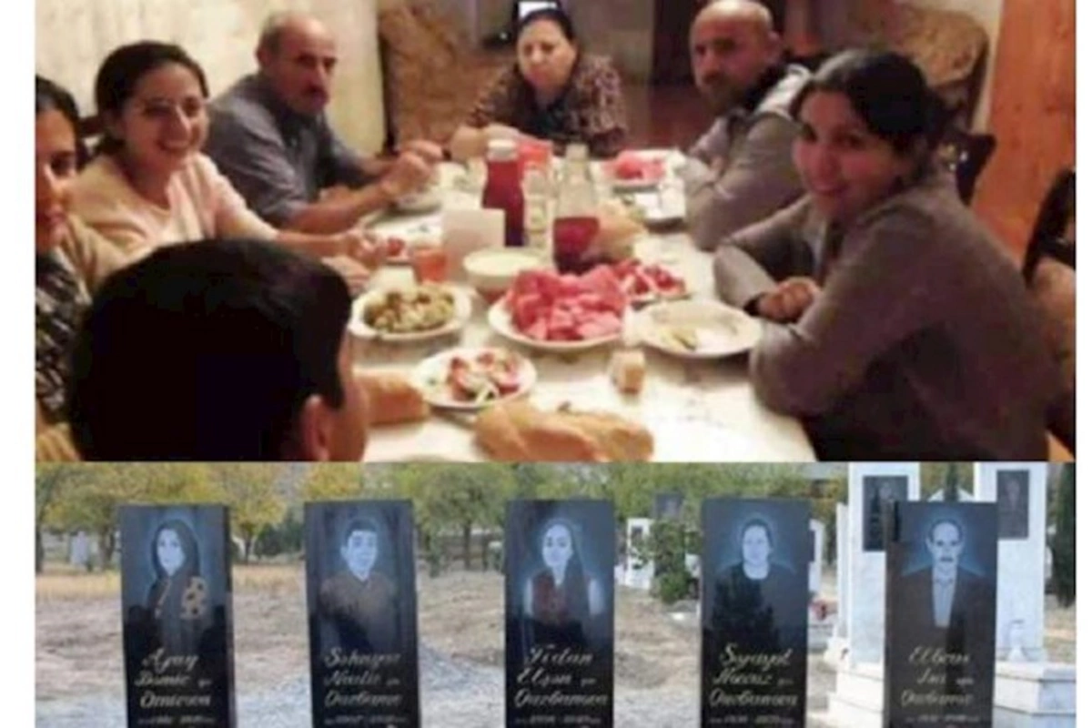Ailə başçısı cəbhədə sağ qaldı, 5 üzvü evdə şəhid oldu — FOTO