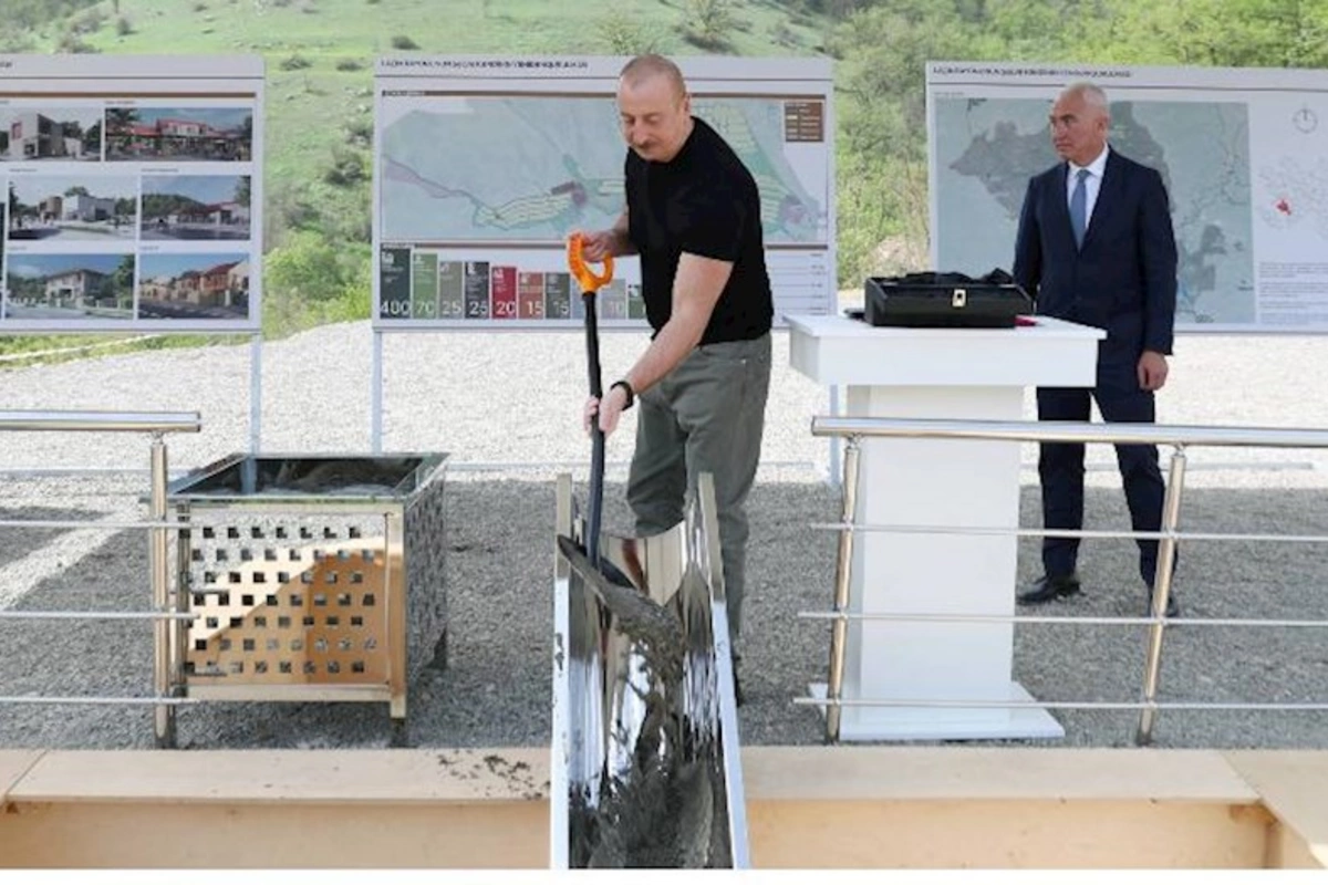 Zəngilanda 160 yerlik uşaq bağçasının təməli qoyuldu