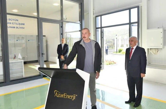 Prezident “Cahangirbəyli” Su Elektrik Stansiyasının açılışında — FOTOLAR Prezident “Cahangirbəyli” Su Elektrik Stansiyasının açılışında — FOTOLAR