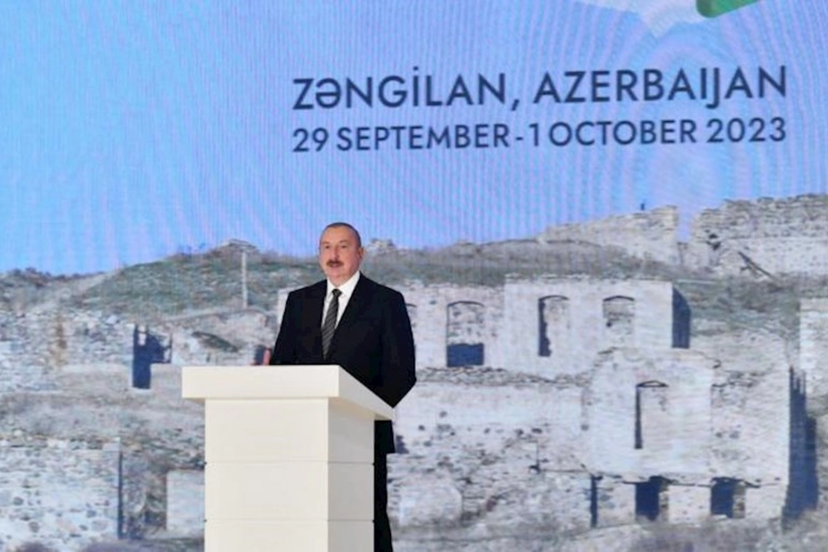 Prezident: Bizə qarşı etnik təmizləmə keçirilib