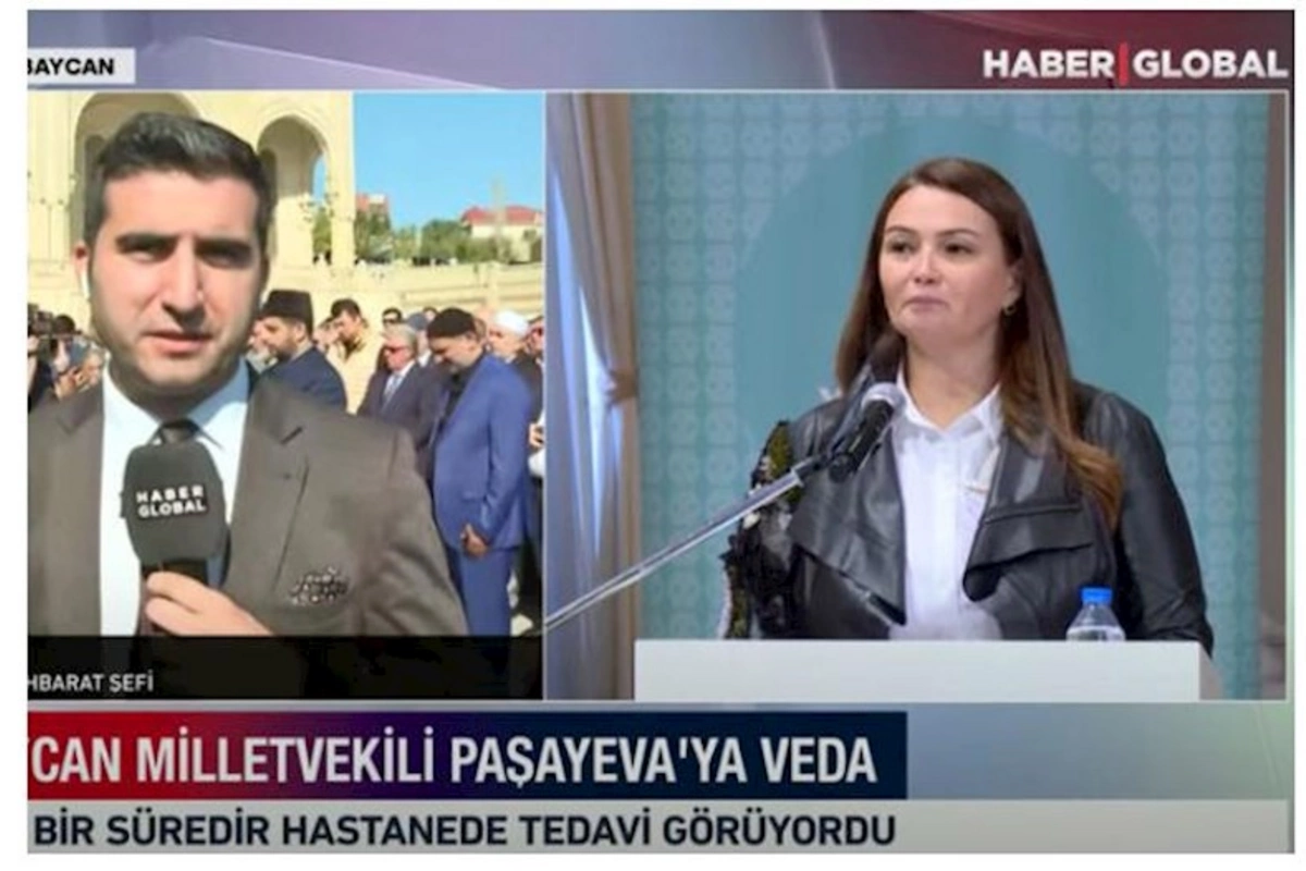 “Haber Global” Qənirə Paşayevanın dəfnindən süjet hazırladı — VİDEO