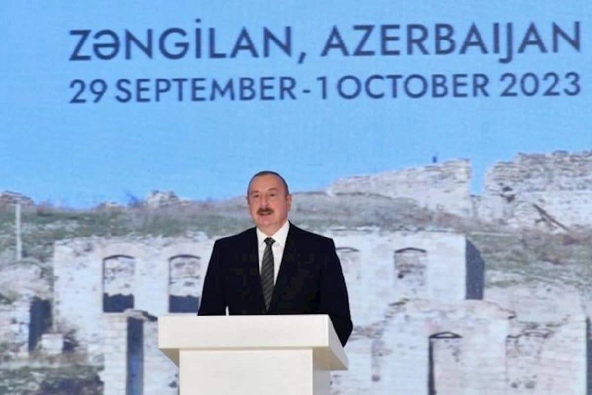 Prezident: Horadizdən Zəngilana dəmir yolu tezliklə hazır olacaq