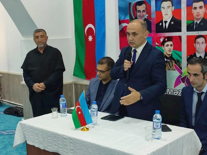 Şəhid ailələri və qazilərlə görüş keçirilib — FOTOLAR