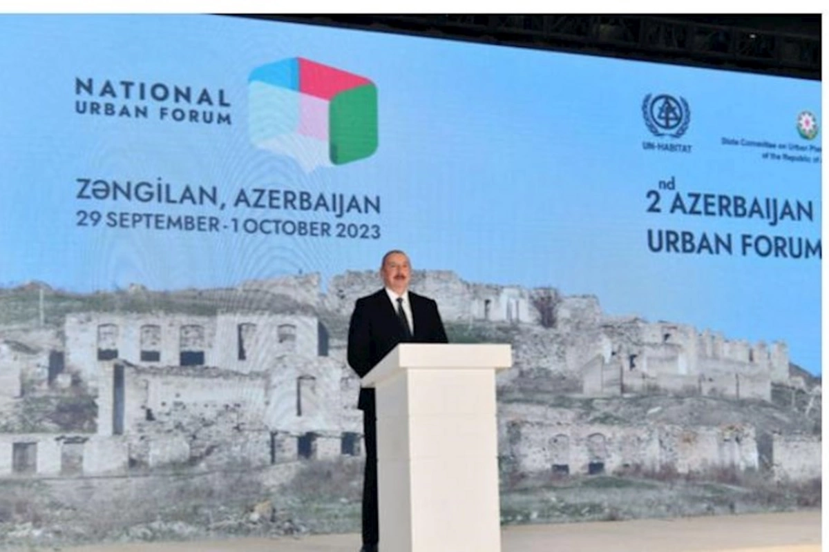 Prezident: Müharibədən sonra bərpa işlərinə 7 milyard ABŞ dolları sərf edilib