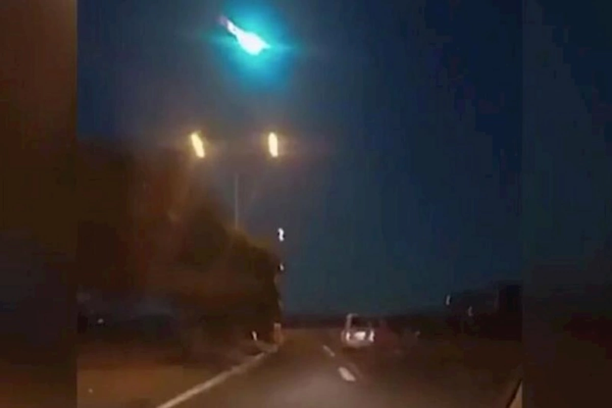 Türkiyənin şərq vilayətlərinə meteorit düşdü — VİDEO